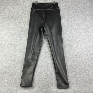 Robert Matthew Faux Leather Pants Womens M Pull On Lined Skinny City Whimsy Goth